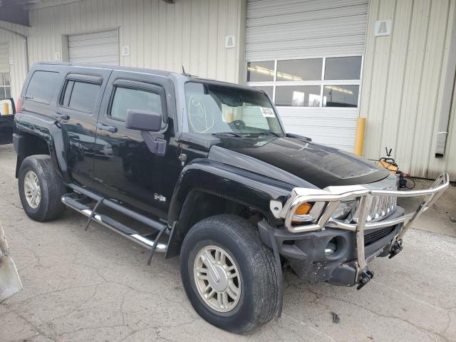 5GTDN13E078231856 - 2007 HUMMER H3 BLACK photo 4