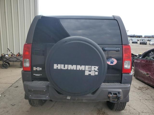 5GTDN13E078231856 - 2007 HUMMER H3 BLACK photo 6