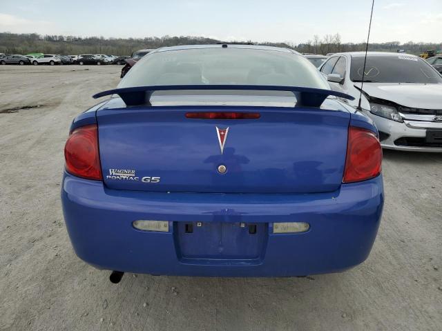 1G2AL18F087107230 - 2008 PONTIAC G5 Mavi fotoğraf 6