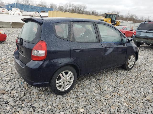 JHMGD38428S043782 - 2008 HONDA FIT BLUE photo 3