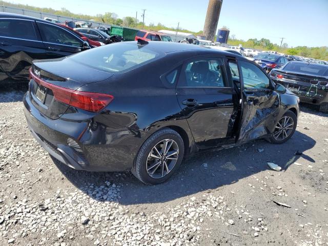 3KPF24AD9NE450404 - 2022 KIA FORTE FE BLACK photo 3