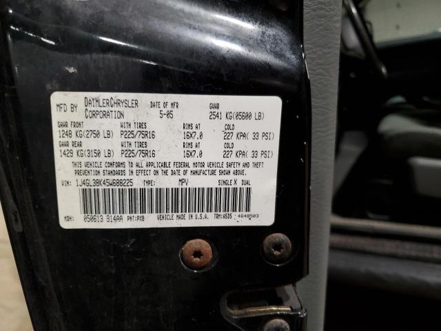 1J4GL38K45W688225 - 2005 JEEP LIBERTY RENEGADE 黑色 照片 12