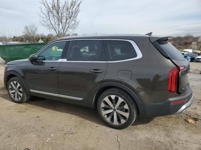 5XYP34HC2NG259280 - 2022 KIA TELLURIDE EX GRAY photo 2