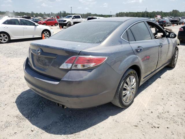 1YVHZ8BH3A5M25754 - 2010 MAZDA 6 I GRAY photo 4