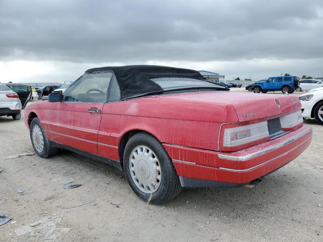 1G6VS3396PU128065 - 1993 CADILLAC ALLANTE RED photo 2