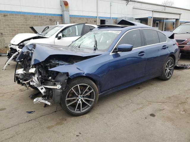 3MW5R7J04N8C48331 - 2022 BMW 330XI BLUE photo 1