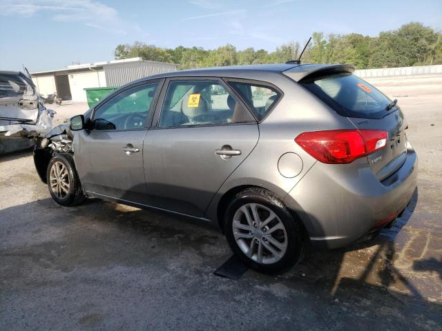 KNAFU5A24C5618132 - 2012 KIA FORTE EX GRAY photo 2