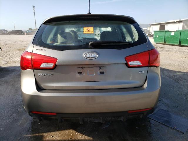 KNAFU5A24C5618132 - 2012 KIA FORTE EX GRAY photo 6