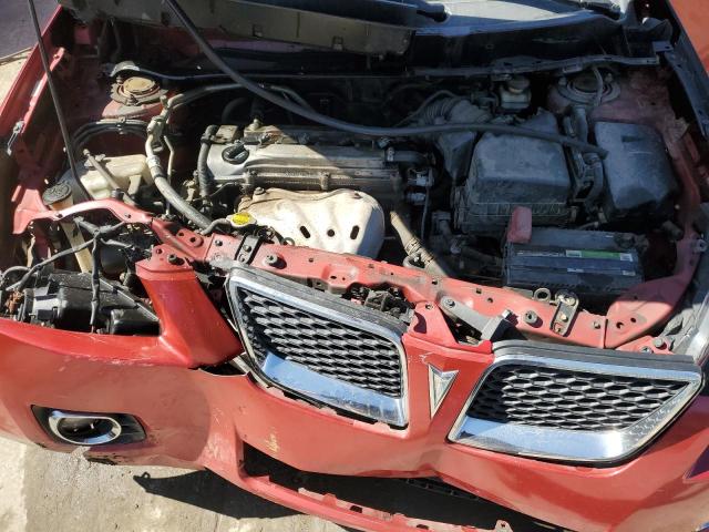 5Y2SP67079Z452629 - 2009 PONTIAC VIBE RED photo 11