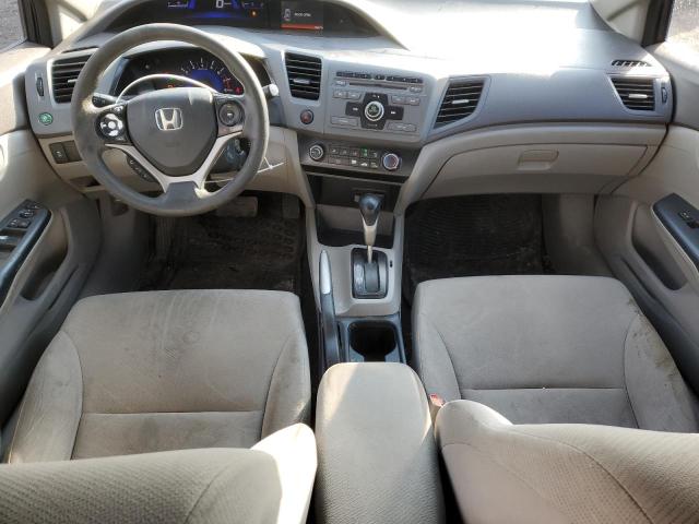 2HGFB2F49CH114039 - 2012 HONDA CIVIC LX GRAY photo 8