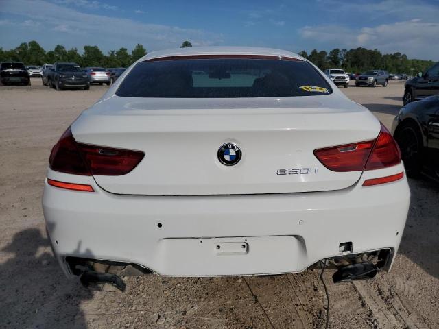WBA6B2C55ED129663 - 2014 BMW 650 I GRAN COUPE WHITE photo 6
