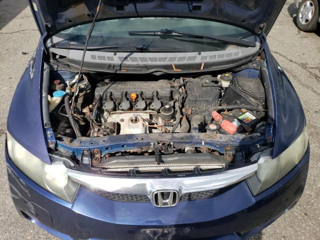 2HGFA16889H515462 - 2009 HONDA CIVIC EX BLUE photo 11