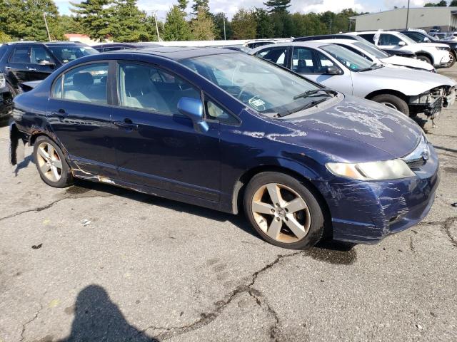 2HGFA16889H515462 - 2009 HONDA CIVIC EX BLUE photo 4