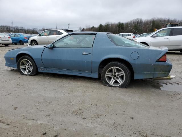 1G1FP87FXGN103074 - 1986 CHEVROLET CAMARO BLUE photo 2