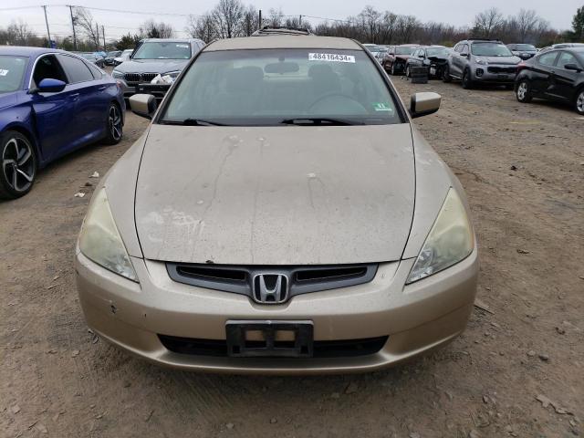 1HGCM56373A089081 - 2003 HONDA ACCORD LX BEIGE photo 5