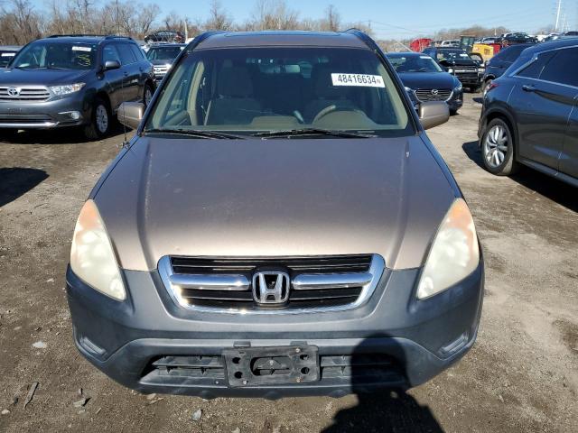 SHSRD78874U245389 - 2004 HONDA CR-V EX BEIGE photo 5