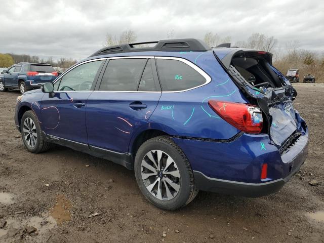 4S4BSENC8G3320139 - 2016 SUBARU OUTBACK 3.6R LIMITED BLUE photo 2