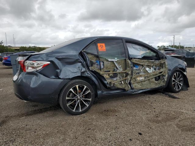 2T1BURHE3JC044308 - 2018 TOYOTA COROLLA L BLUE photo 3