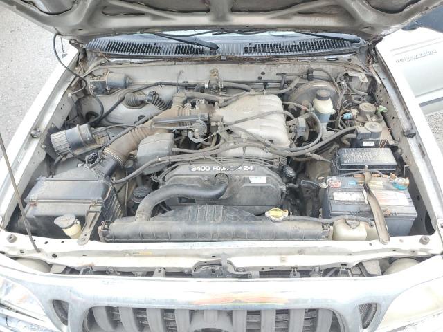 5TEGN92N41Z867089 - 2001 TOYOTA TACOMA DOUBLE CAB PRERUNNER SILVER photo 11