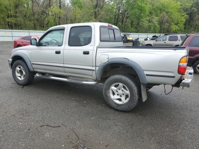 5TEGN92N41Z867089 - 2001 TOYOTA TACOMA DOUBLE CAB PRERUNNER SILVER photo 2