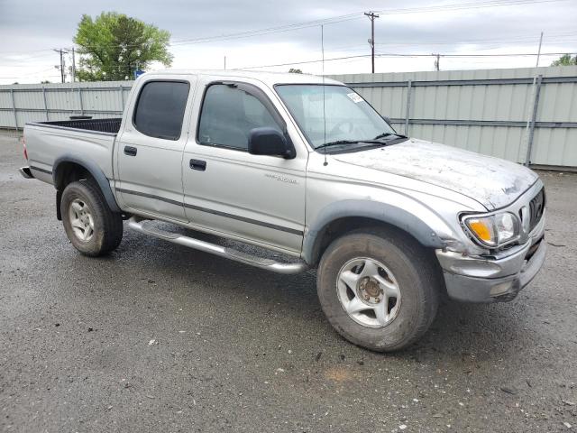 5TEGN92N41Z867089 - 2001 TOYOTA TACOMA DOUBLE CAB PRERUNNER SILVER photo 4