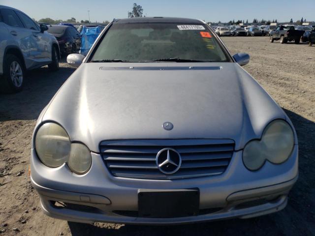 WDBRN40J33A390081 - 2003 MERCEDES-BENZ C 230K SPORT COUPE SILVER photo 5