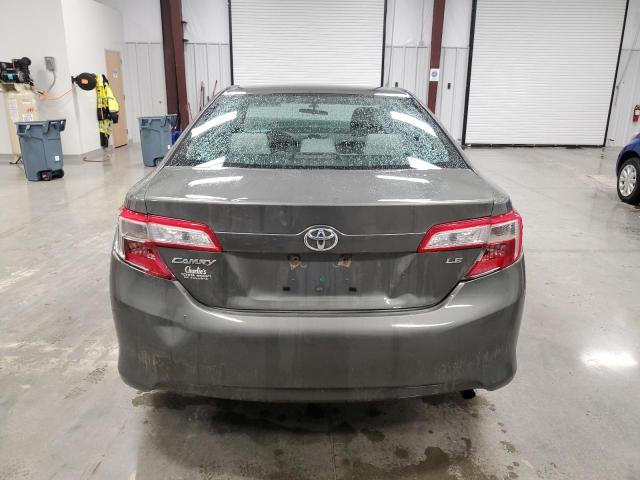 4T4BF1FK7CR191114 - 2012 TOYOTA CAMRY BASE GRAY photo 6