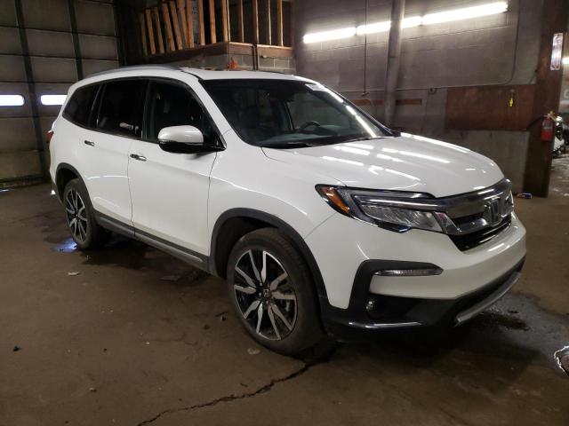 5FNYF6H01NB044400 - 2022 HONDA PILOT ELITE WHITE photo 4