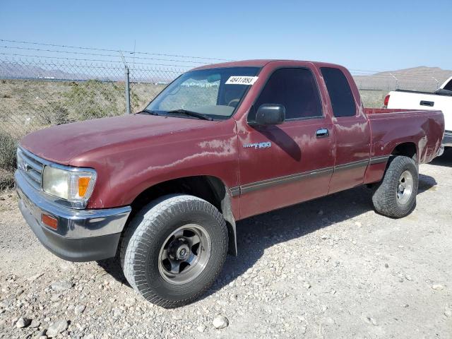 JT4UN22D8T0031855 - 1996 TOYOTA T100 XTRACAB MAROON photo 1