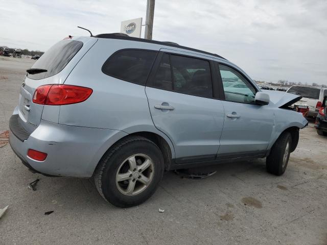 5NMSG13D98H167977 - 2008 HYUNDAI SANTA FE GLS BLUE photo 3