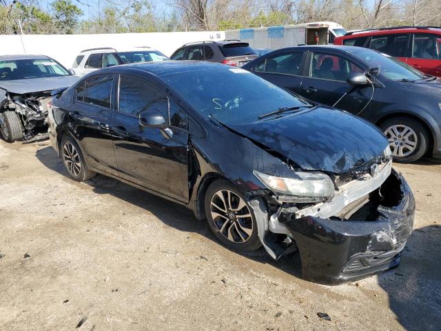 19XFB2F83DE034282 - 2013 HONDA CIVIC EX BLACK photo 4