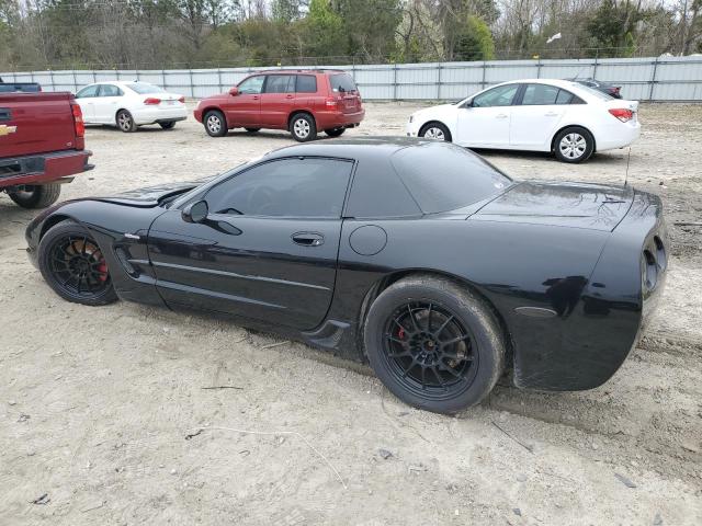 1G1YY12S715107818 - 2001 CHEVROLET CORVETTE Z06 BLACK photo 2