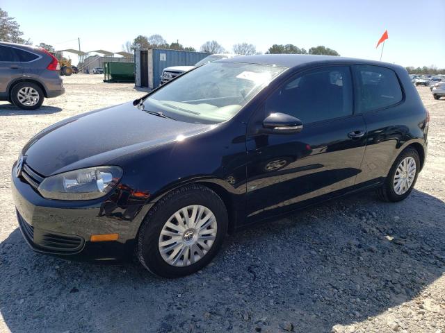 WVWBB7AJ7CW246094 - 2012 VOLKSWAGEN GOLF BLACK photo 1