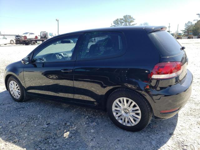 WVWBB7AJ7CW246094 - 2012 VOLKSWAGEN GOLF BLACK photo 2