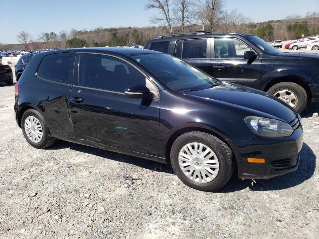 WVWBB7AJ7CW246094 - 2012 VOLKSWAGEN GOLF BLACK photo 4