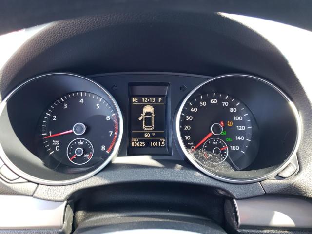 WVWBB7AJ7CW246094 - 2012 VOLKSWAGEN GOLF BLACK photo 9