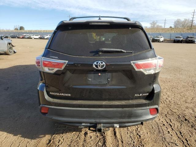 5TDJKRFH2GS505240 - 2016 TOYOTA HIGHLANDER XLE 黑色 照片 6