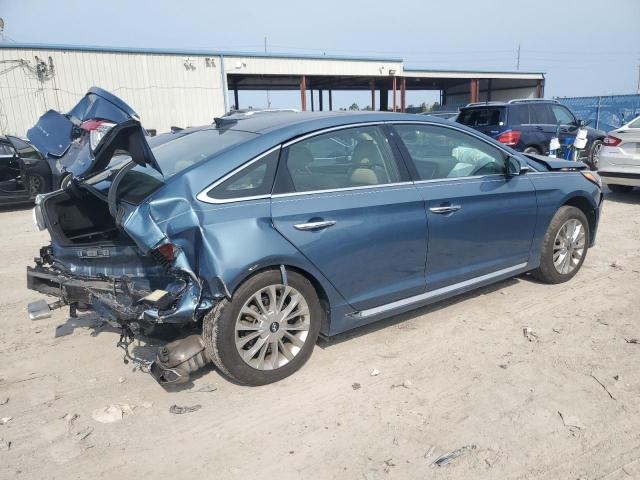 5NPE34AF8FH077427 - 2015 HYUNDAI SONATA SPORT BLUE photo 3