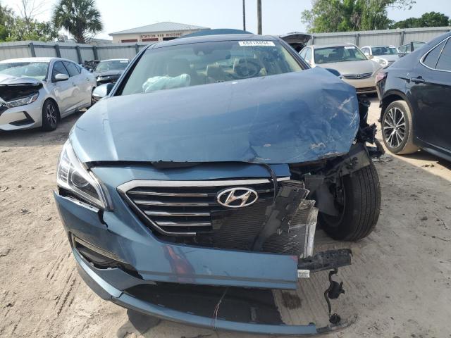 5NPE34AF8FH077427 - 2015 HYUNDAI SONATA SPORT BLUE photo 5