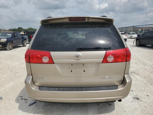 5TDZK23C48S171314 - 2008 TOYOTA SIENNA CE GOLD photo 6