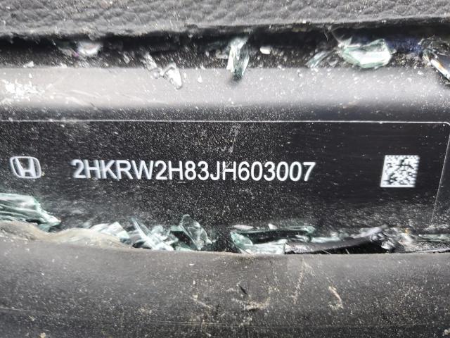 2HKRW2H83JH603007 - 2018 HONDA CR-V EXL BLACK photo 12