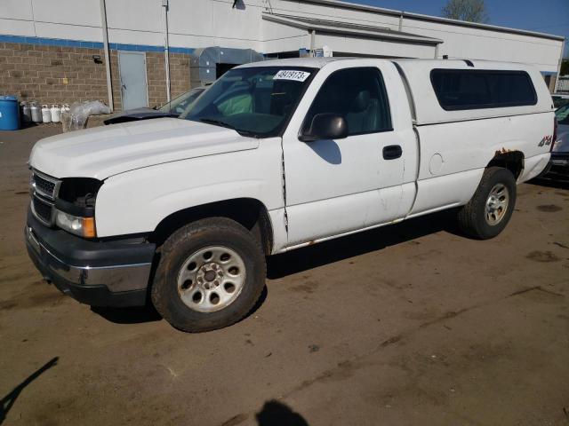 3GCEK14X07G257095 - 2007 CHEVROLET SILVERADO K1500 CLASSIC WHITE photo 1