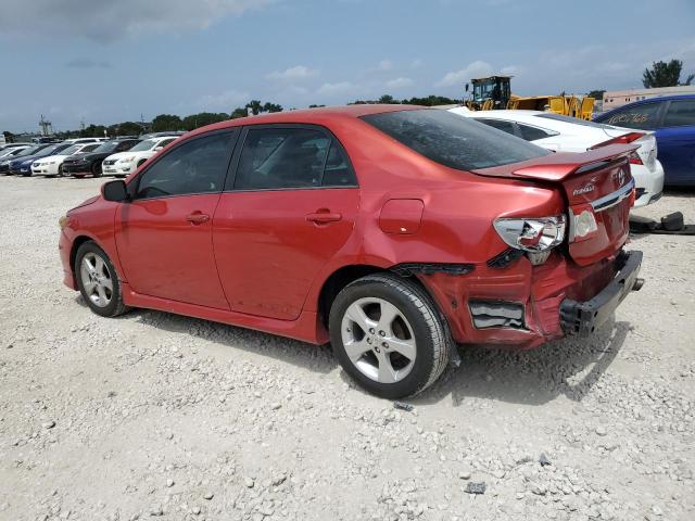 5YFBU4EE3DP078549 - 2013 TOYOTA COROLLA BASE RED photo 2