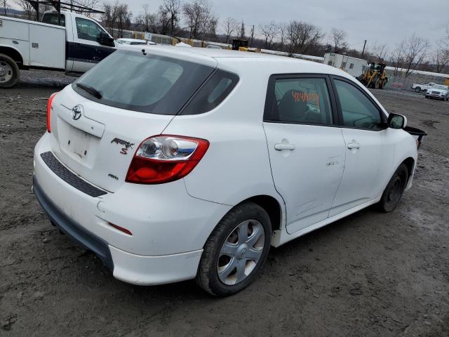 2T1LE40E39C003611 - 2009 TOYOTA MATRIX S WHITE photo 3