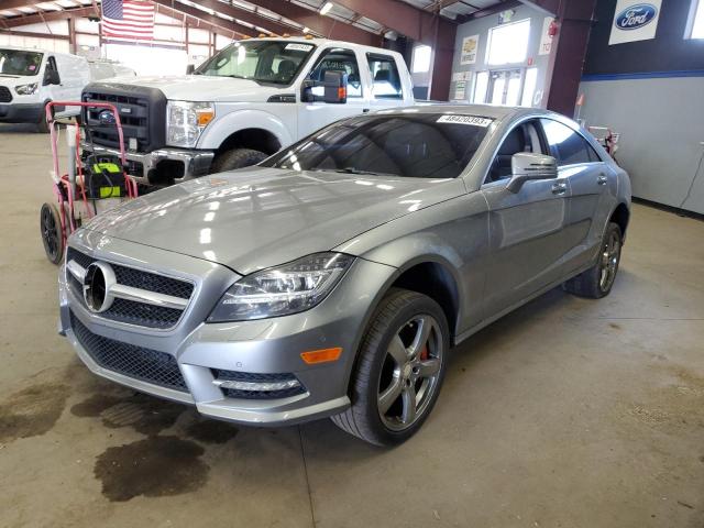 WDDLJ9BB5EA122793 - 2014 MERCEDES-BENZ CLS 550 4MATIC GRAY photo 1