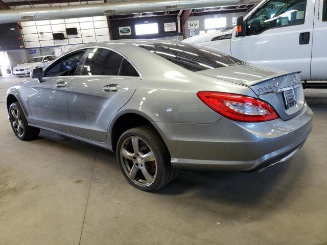 WDDLJ9BB5EA122793 - 2014 MERCEDES-BENZ CLS 550 4MATIC GRAY photo 2