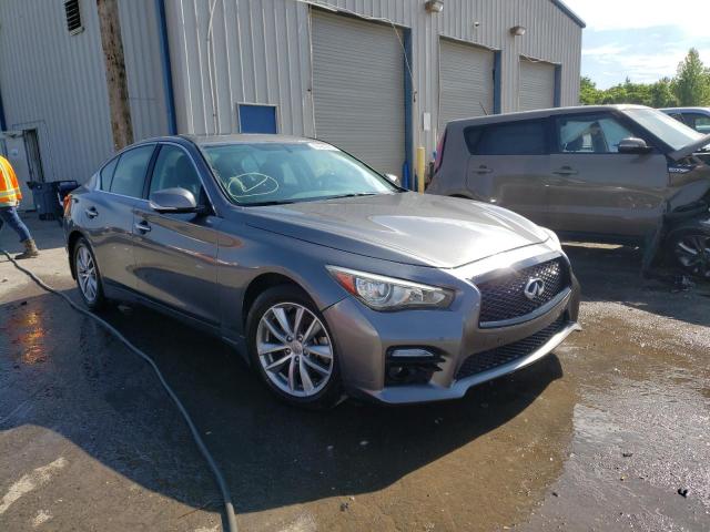 JN1EV7AP4HM730528 - 2017 INFINITI Q50 PREMIUM GRAY photo 4