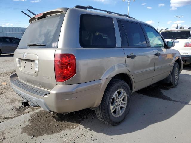 2HKYF18424H589754 - 2004 HONDA PILOT EX GOLD photo 3