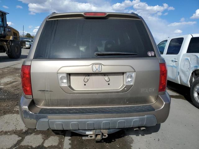 2HKYF18424H589754 - 2004 HONDA PILOT EX GOLD photo 6