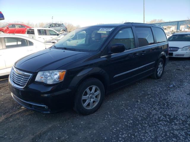 2C4RC1BG0DR630711 - 2013 CHRYSLER TOWN & COU TOURING შავი ფოტო 1